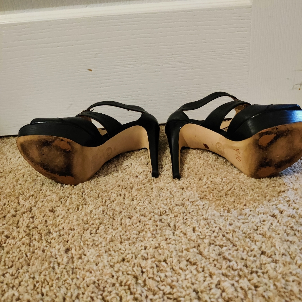 Michael Kors caged zippered Stilletto platforms Sold - Picture 11 of 16